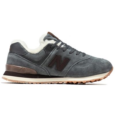 New Balance 574 Dark Grey Brown Winter