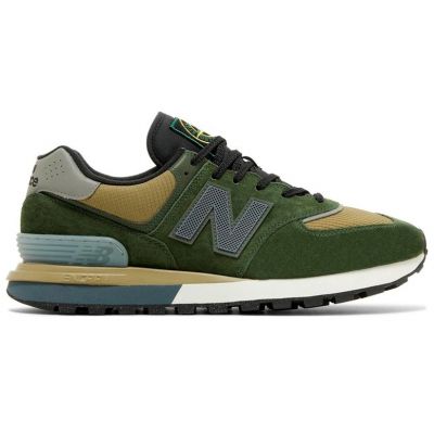 New Balance 574 x Stone Island Legacy Dark Green